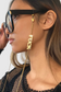 GOLDEN CHAIN - Chaîne pour AirPods ou lunettes en acier inoxydable doré à l'or fin 18K