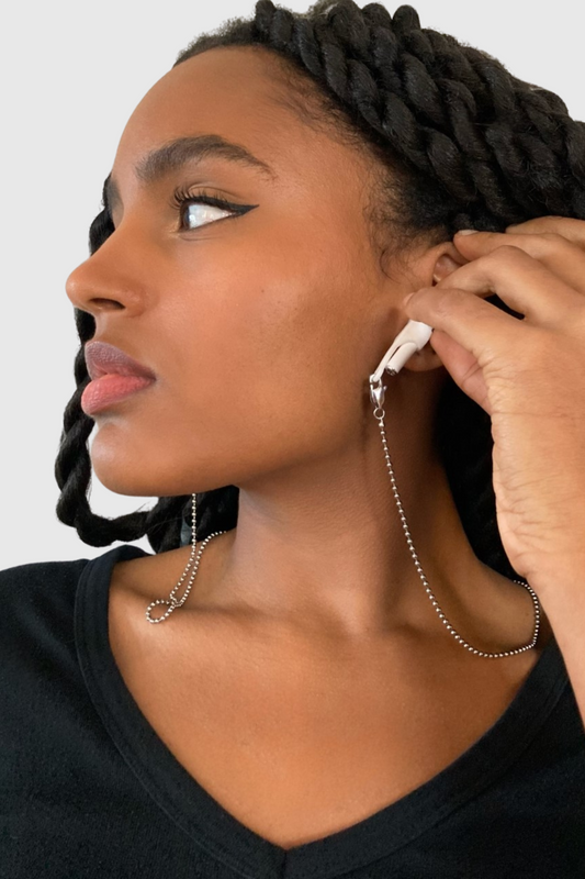 GOLDEN CHAIN - Chaîne pour AirPods ou chaine de lunettes en acier inoxydable