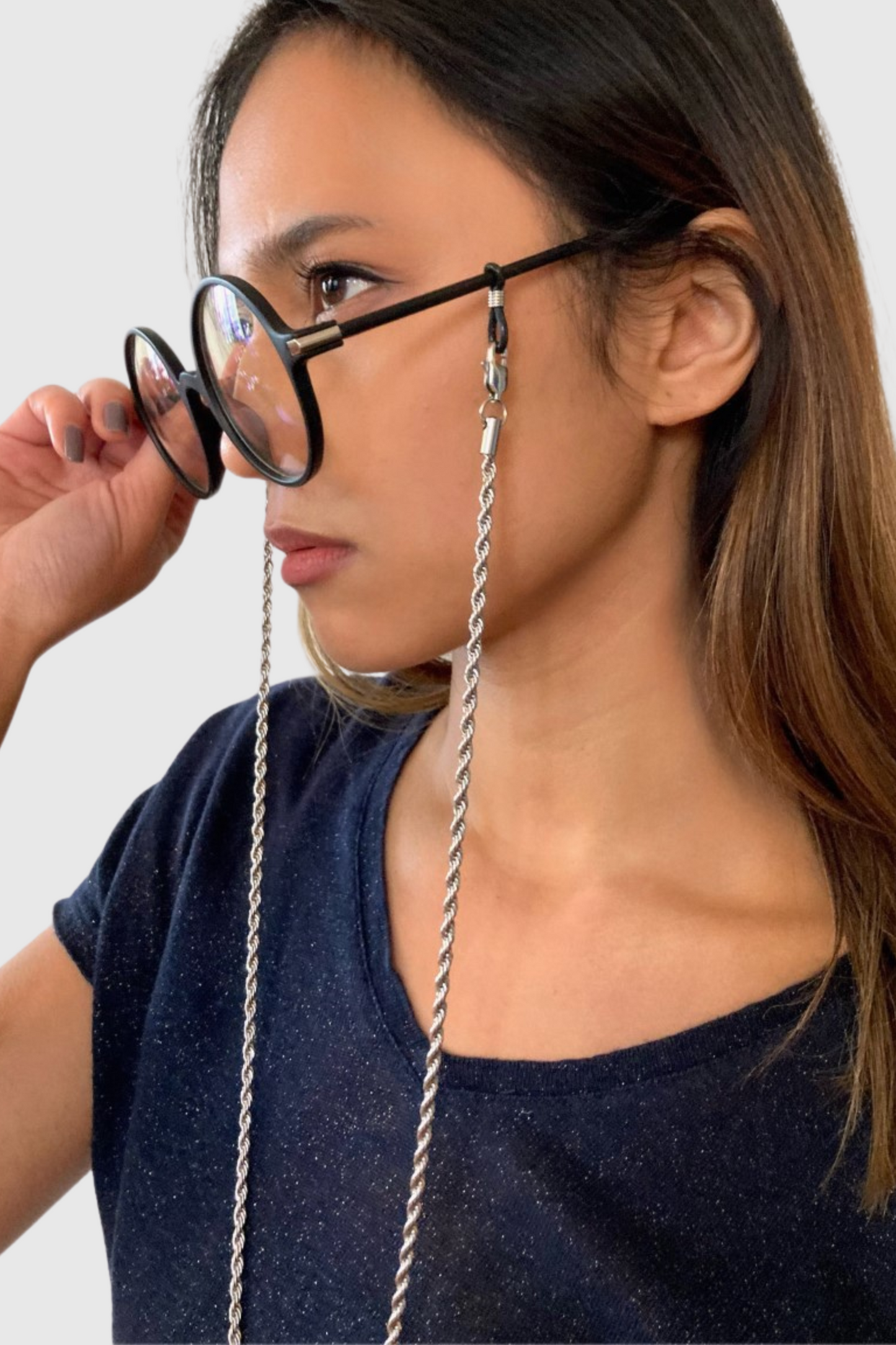 GOLDEN CHAIN - Chaîne pour AirPods ou chaîne de lunettes en acier inoxydable