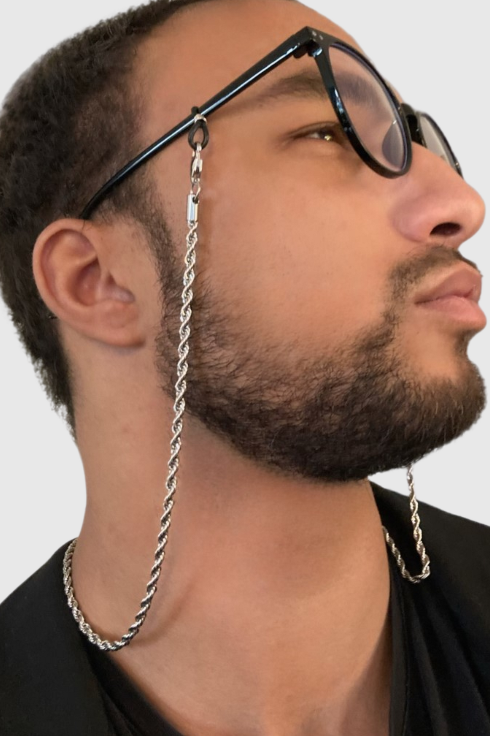 GOLDEN CHAIN - Chaîne pour AirPods ou chaîne de lunettes en acier inoxydable